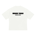 SHATERED Men's Muay Thai Heavyweight Oversized T-Shirt - Front View