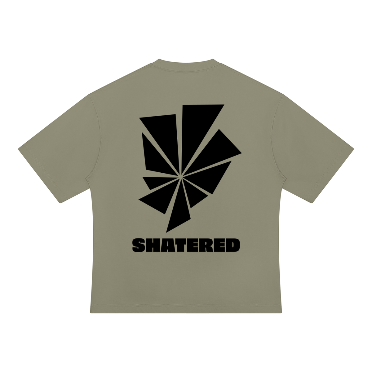 SHATERED Men’s Boxing Heavyweight Oversized T-Shirt